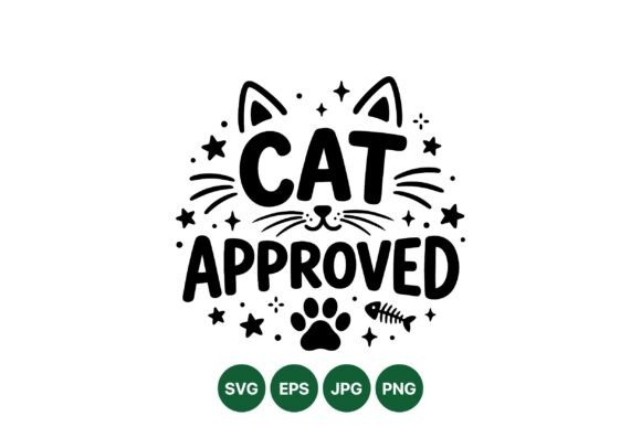 Cat Approved Cute SVG Design