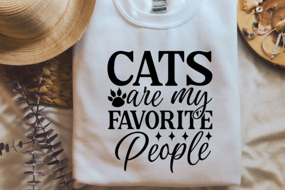 Cats Are My Favorite People SVG PNG Cat