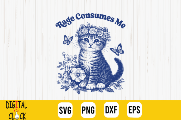Rage Consumes Me Tabby Cat Mental Health